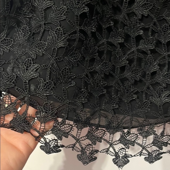 Joie from Nordstrom Black‎ Lace Puff Sleeve Top Small - Picture 5 of 10